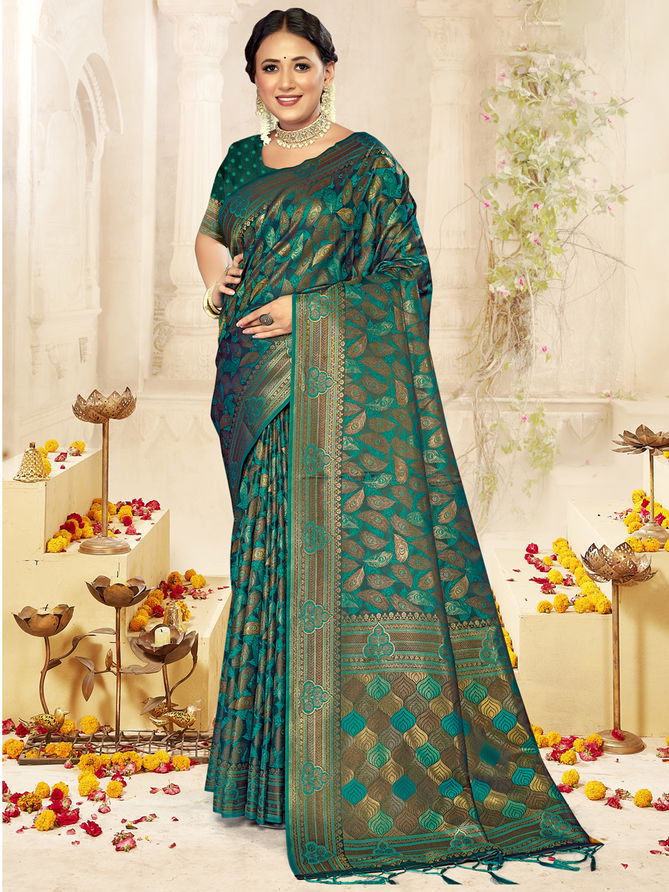 Sulekha Satan Silk Designer Wedding Sarees Suppliers In Surat